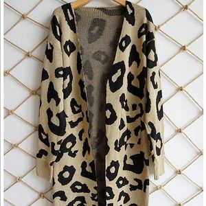 Leopard cardigan